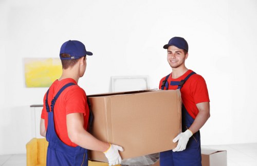 Tottenham moving van service helping with a local relocation