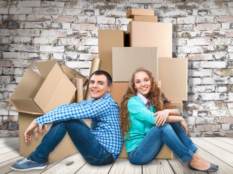 Professional movers loading household furniture in Tottenham